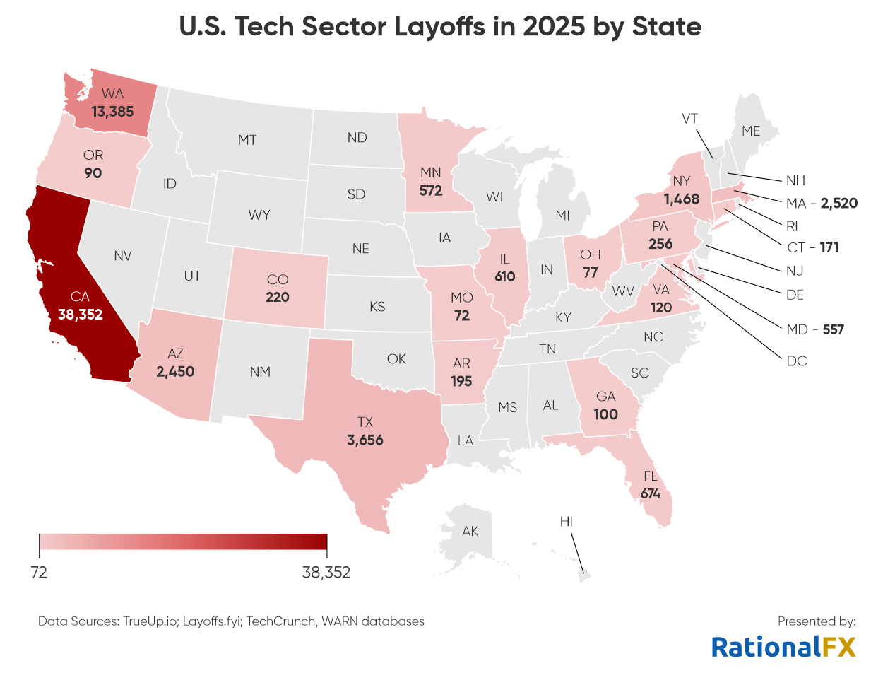 us tech sector layoffs in 2024